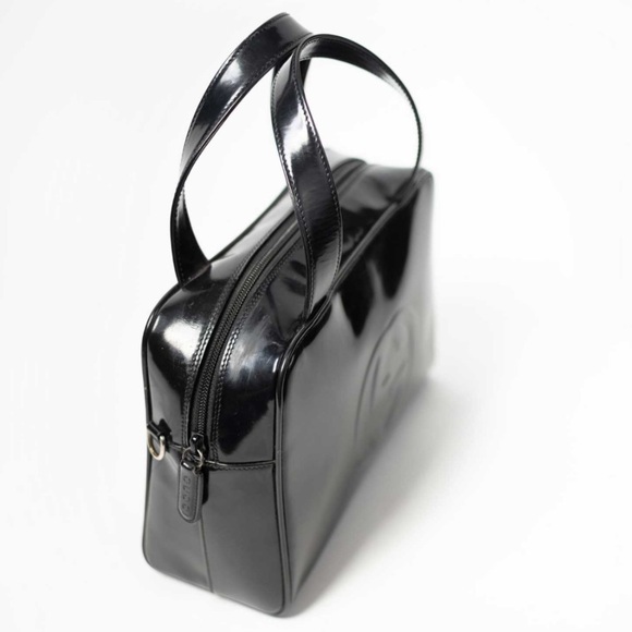 Gucci x Tom Ford Black Lacquered Leather bag PM authenticated. - Picture 5 of 13